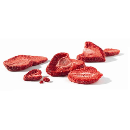 Natur'Inov - Vrac - Fraises bio (slice) (lyophil)