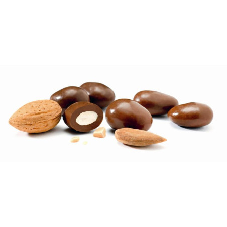 Natur'Inov - Vrac - Amandes chocolat au lait bio