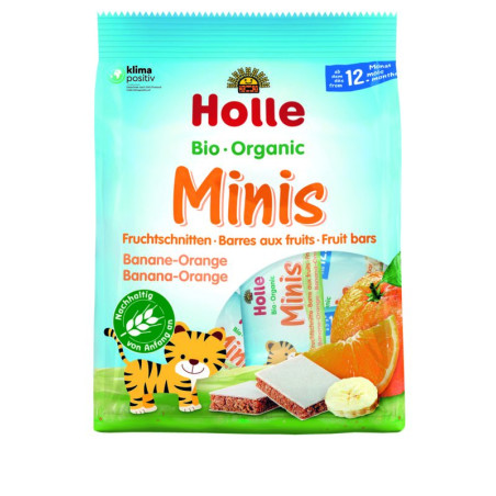 Holle - Barres Banane orange bio - 100g