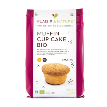 Natur'Inov - Mix bio pour muffins, cup cakes 250g (6) Natur'Inov - Mix bio pour muffins, cup cakes 250g (6)