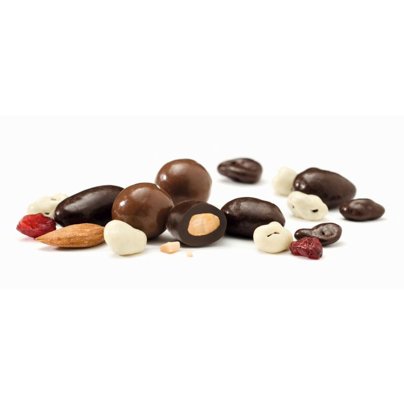 Bio mix amandelen, cranberries, hazelnoten en rozijnen
