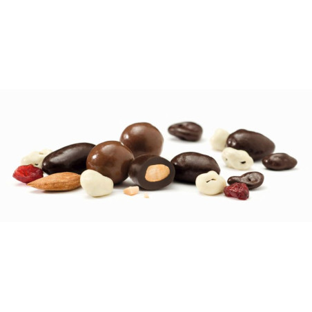 Bio mix amandelen, cranberries, hazelnoten en rozijnen
