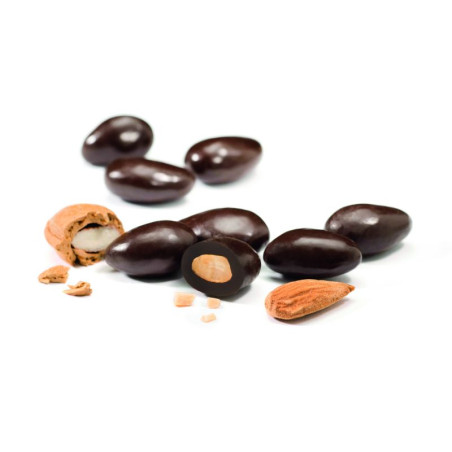 Bio amandelen zwarte chocolade